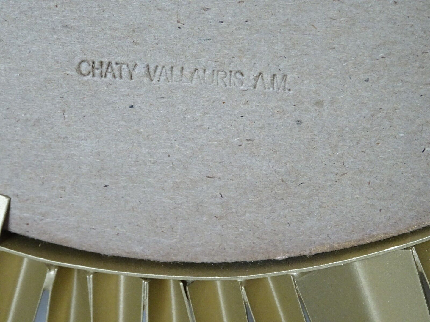 Ancien Miroir Soleil signé Chaty-Vallauris