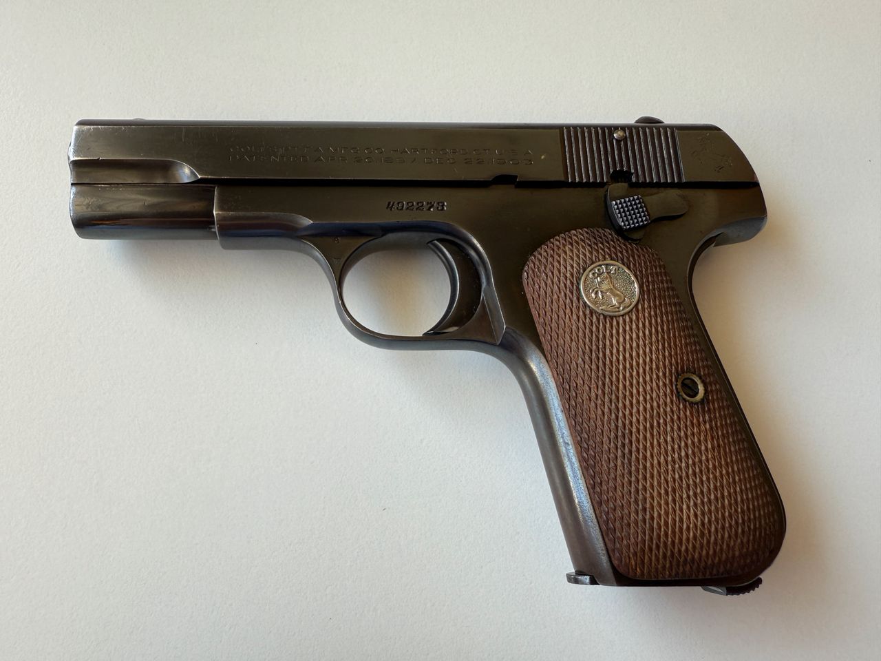 Magnifique coffret Colt Modèle 1903 32 ACP