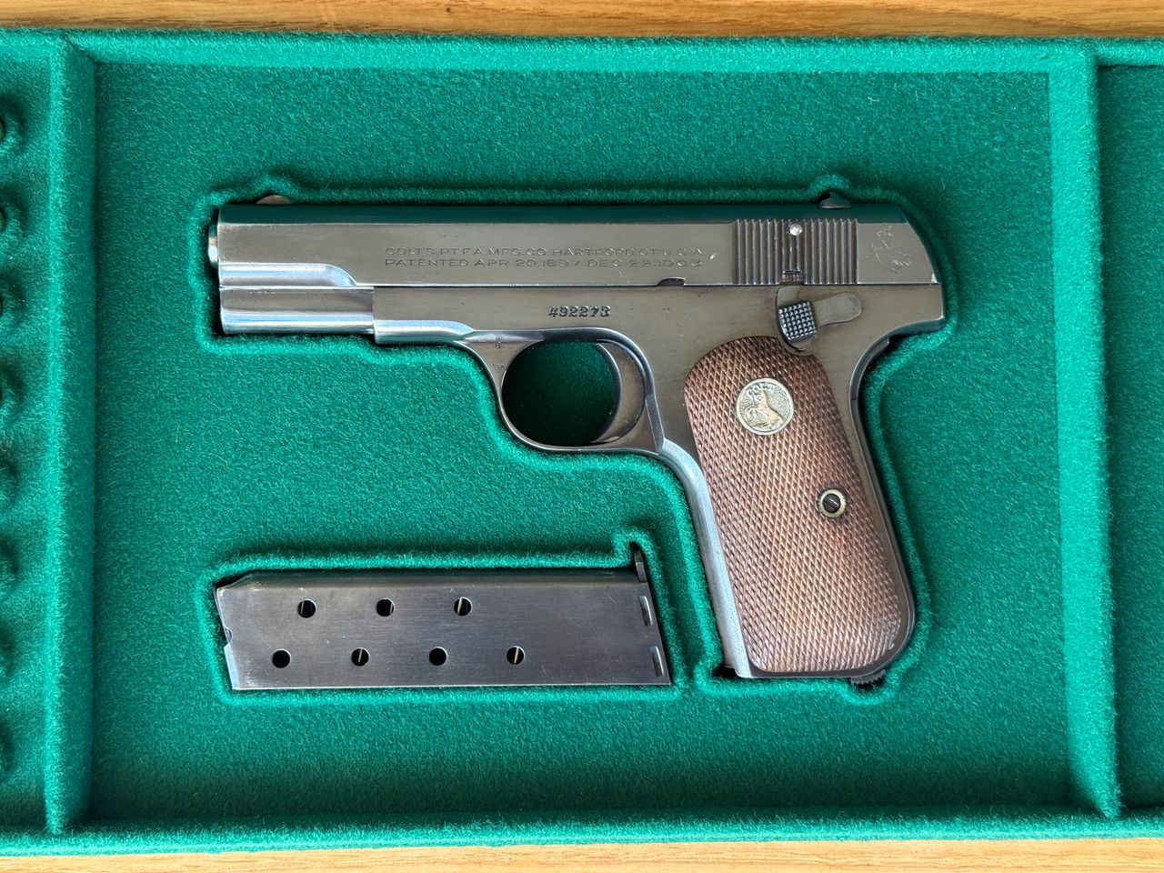 Magnifique coffret Colt Modèle 1903 32 ACP