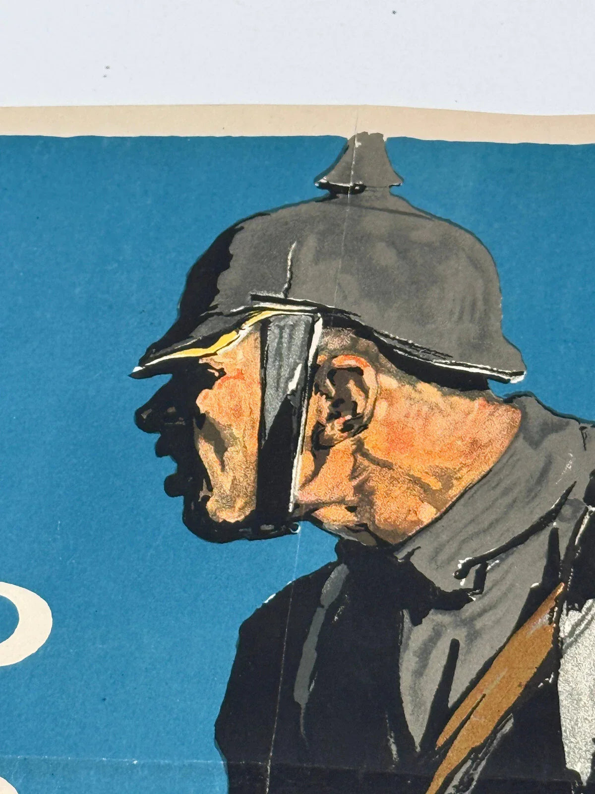 Affiche original propagande américaine Adolph Treidler Allemagne 1915