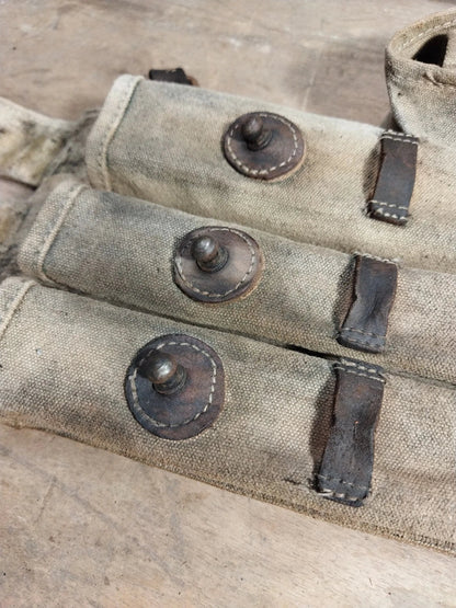 Lot de portes chargeurs Militaria Allemand WW2