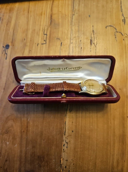 Montre homme Jaeger LeCoultre vintage or 18k 750 massif