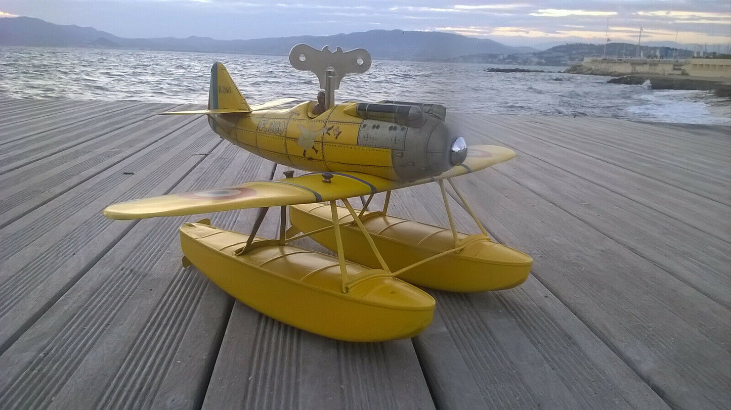 JOUETS ANCIENS JEP HYDRAVION BATEAU CANOT VOILIER DE BASSIN
