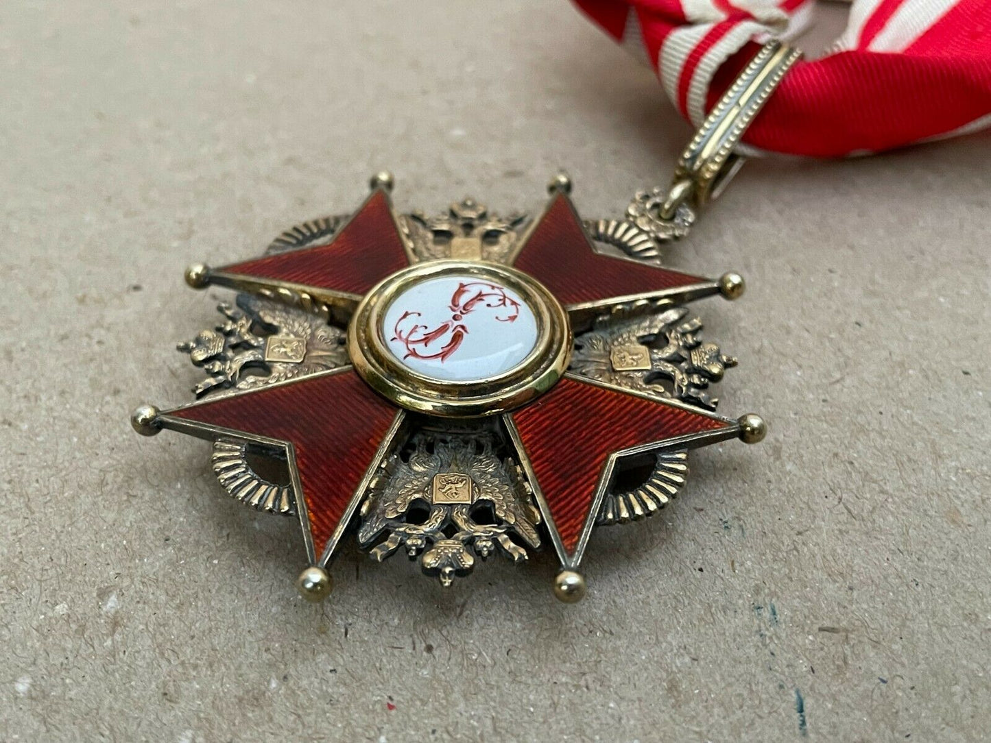 Médaille croix de l'ordre de saint stanislas
