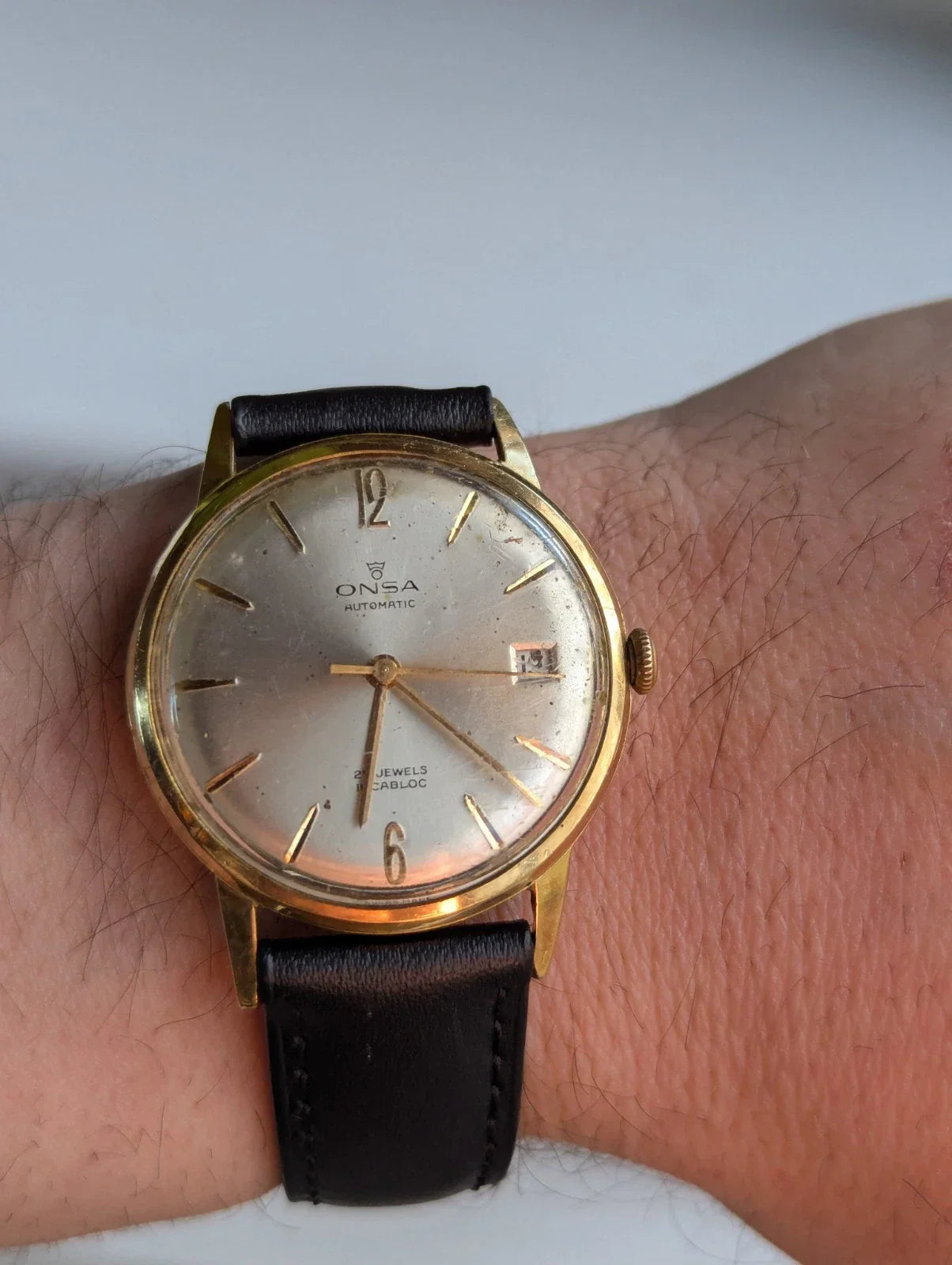 Montre Onsa automatique des années 1960