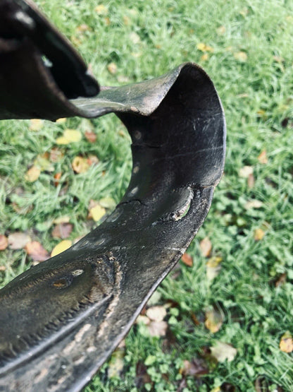 ANCIENNE CLOCHE SONNAILLE FER FORGE ART POPULAIRE DEVOUASSOUD