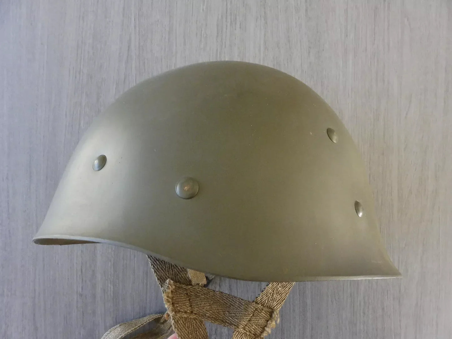 CASQUE PARACHUTISTE COMPLET MODELE 51 ORIGINAL 1953