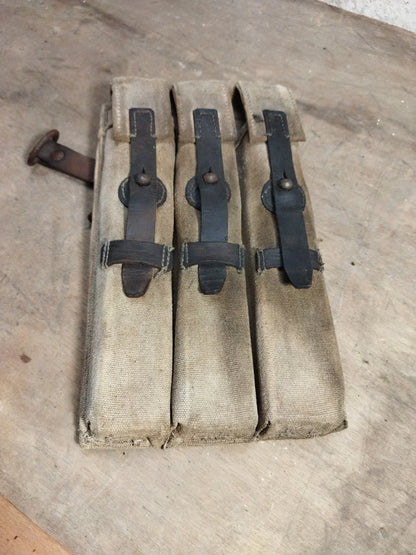Lot de portes chargeurs Militaria Allemand WW2