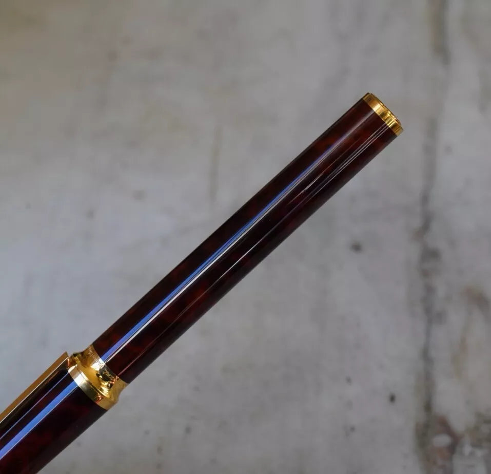 GRAND STYLO PLUME S.T. DUPONT MONTPARNASSE XL OR 18K