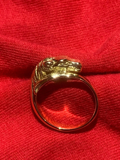 Magnifique bague en or jaune 18 carats