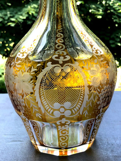 Grande Carafe en Cristal en argent massif