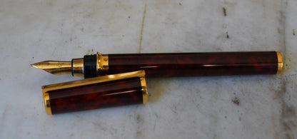 GRAND STYLO PLUME S.T. DUPONT MONTPARNASSE XL OR 18K