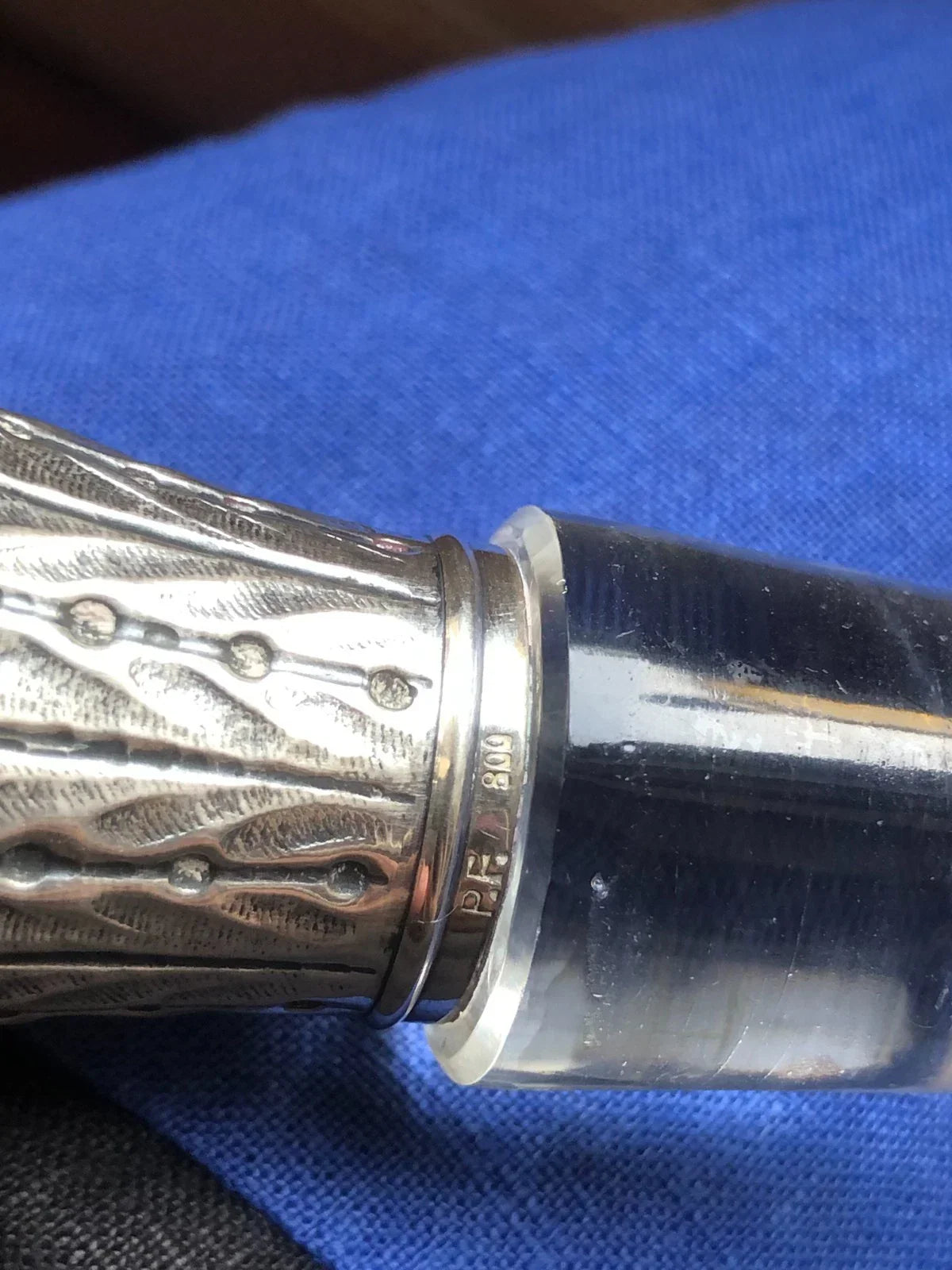 Grande Carafe en Cristal en argent massif