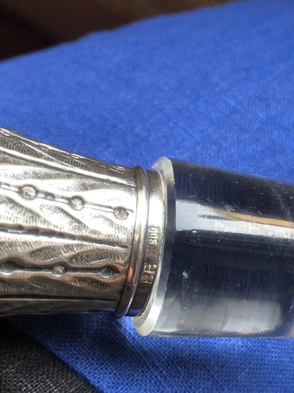 Grande Carafe en Cristal en argent massif