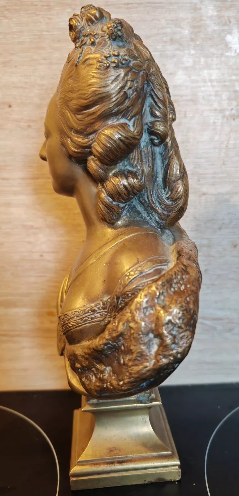 Ancien buste en bronze reine Marie Antoinette
