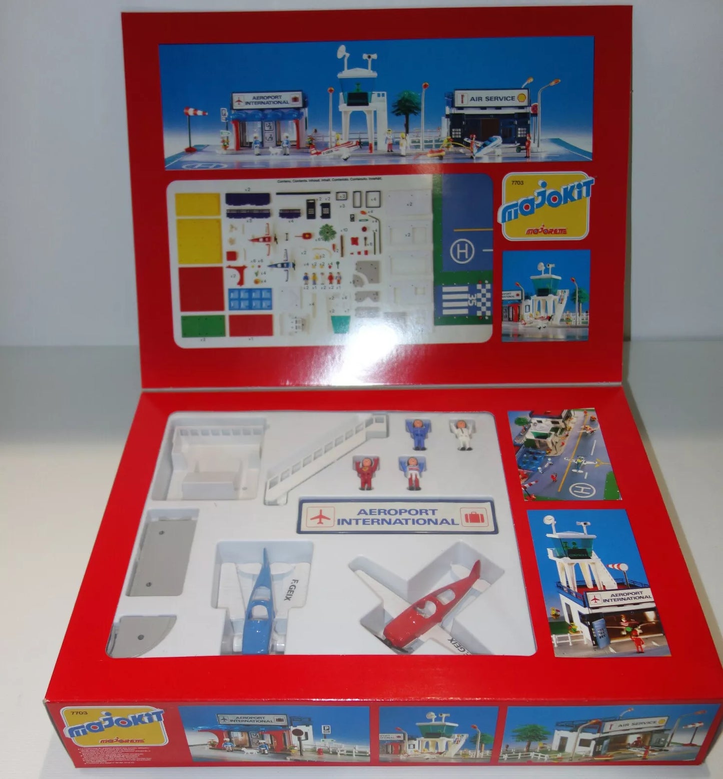 4 boîtes Majokit Majorette : n°7703, n°7702, n°7502 et n°7501