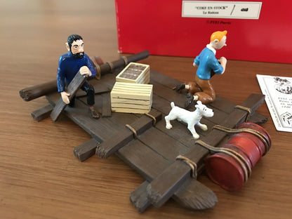 Figurine Pixi Tintin « Le Radeau »