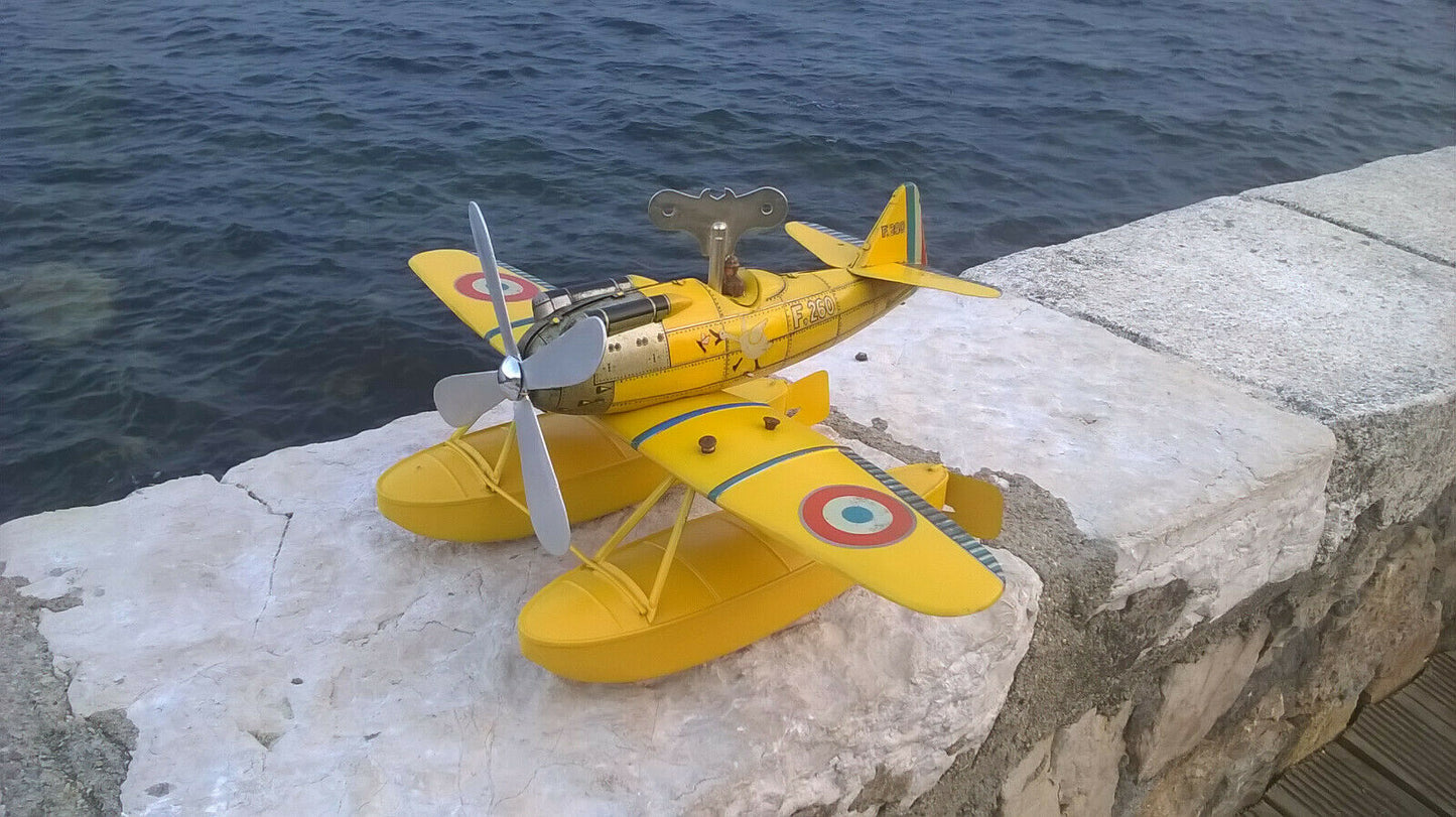 JOUETS ANCIENS JEP HYDRAVION BATEAU CANOT VOILIER DE BASSIN