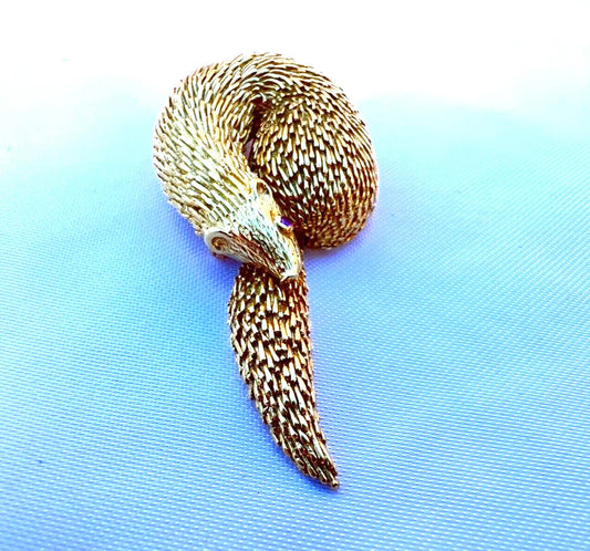 MAGNIFIQUE BROCHE FRANÇAISE EN OR 18 CARATS