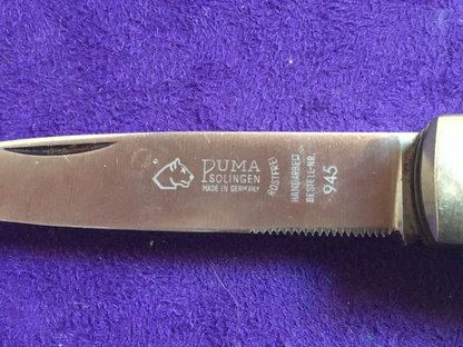 Couteau chasse Jagdmesser PUMA 945 vintage 1970