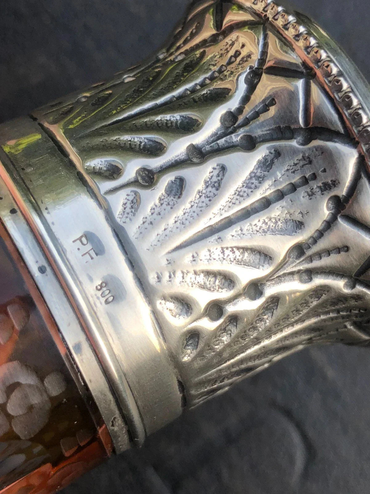 Grande Carafe en Cristal en argent massif