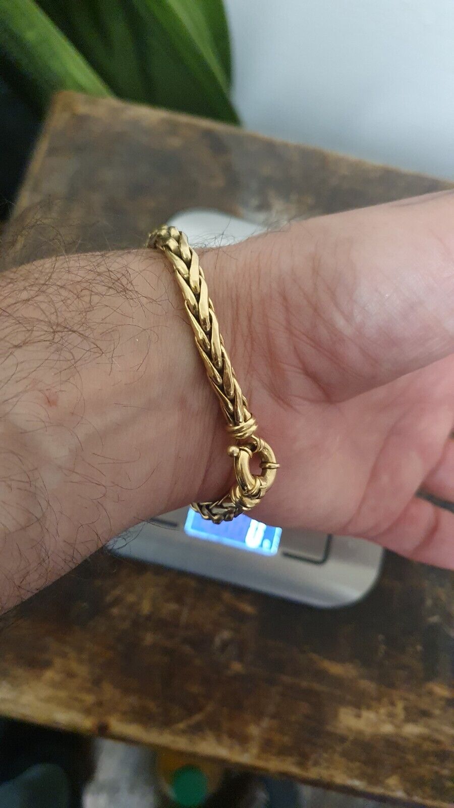 Bracelet or 18 carats 750