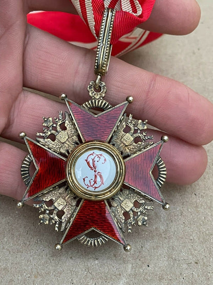 Médaille croix de l'ordre de saint stanislas
