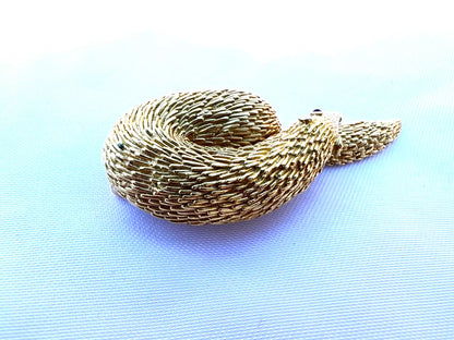 MAGNIFIQUE BROCHE FRANÇAISE EN OR 18 CARATS