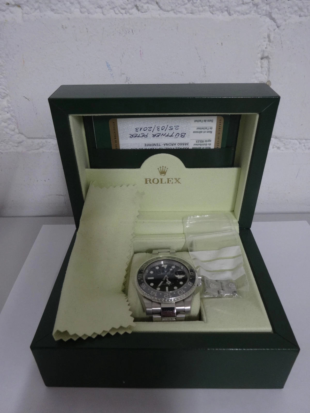 Rolex GMT-Master II Oyster Perpetual 116710LN – Acier inoxydable – Cadran noir – 40 mm