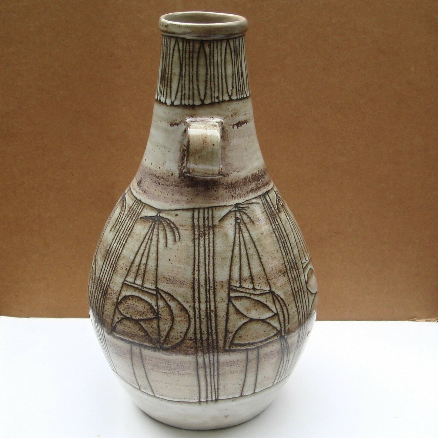 Vase céramique de jacques Pouchain  Dieulefî 1950