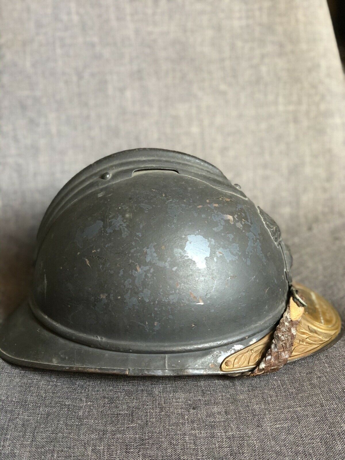 Casque Adrian officier Infanterie Coloniale