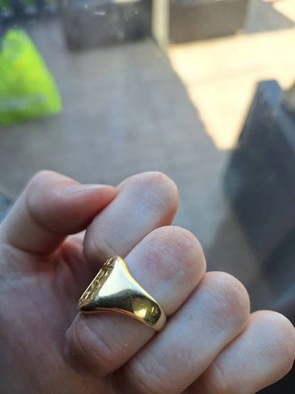Chevalière or 18 carats Lion des Flandres
