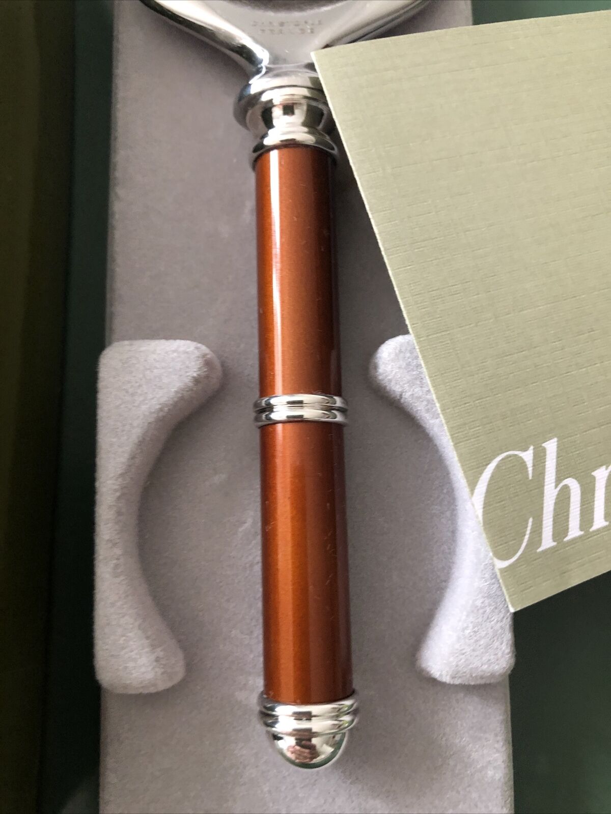 Décapsuleur Christofle en laque de Chine