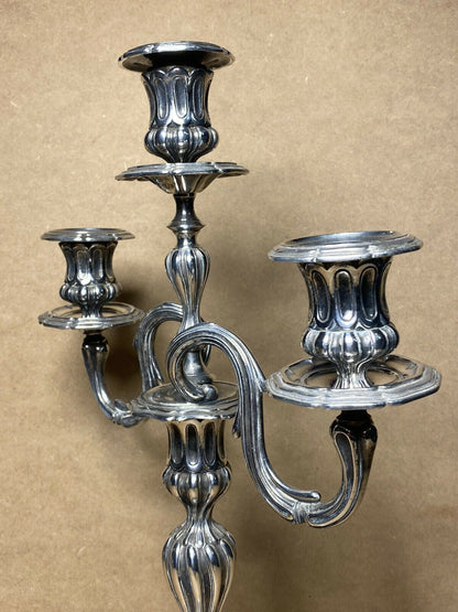 CHANDELIER STYLE LOUIS XV ORFEVRERIE CHRISTOFLE