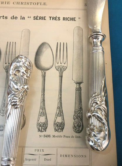 Ensemble de 12 fourchettes à melon CHRISTOFLE