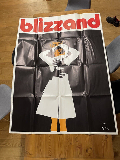 Affiche original Blizzand Par Gruau Embracing 1968