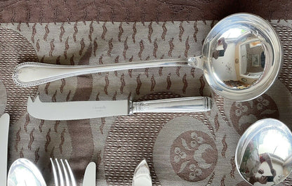 MENAGERE EN METAL ARGENTE CHRISTOFLE MODELE MALMAISON