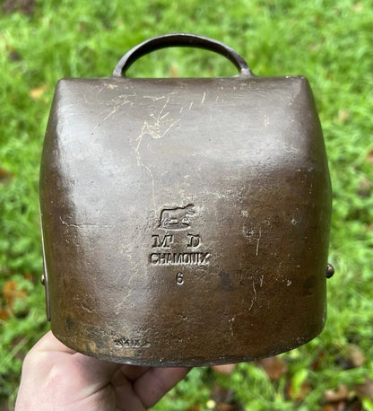 CLOCHE SONNAILLE FER FORGE ART POPULAIRE DEVOUASSOUD
