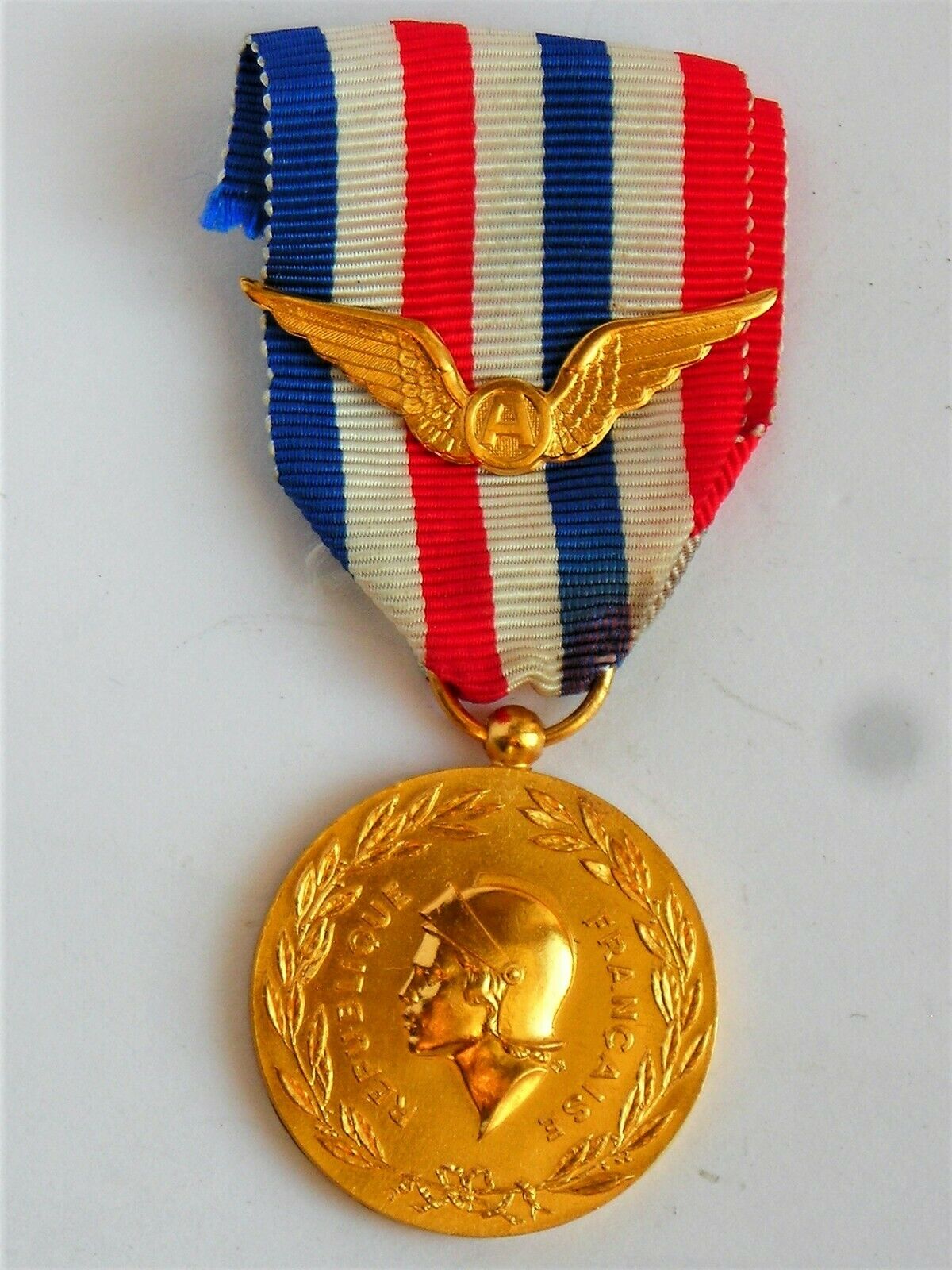 Médaille en or 18 K 750/1000 Aviation