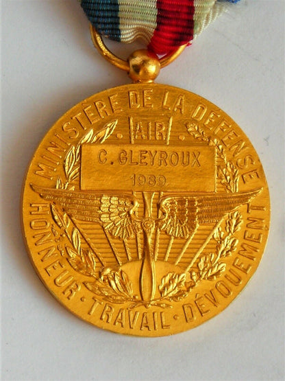 Médaille en or 18 K 750/1000 Aviation