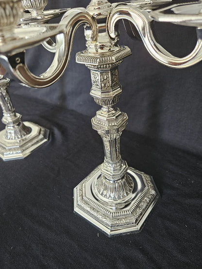 Paire Chandeliers Christofle Duperier