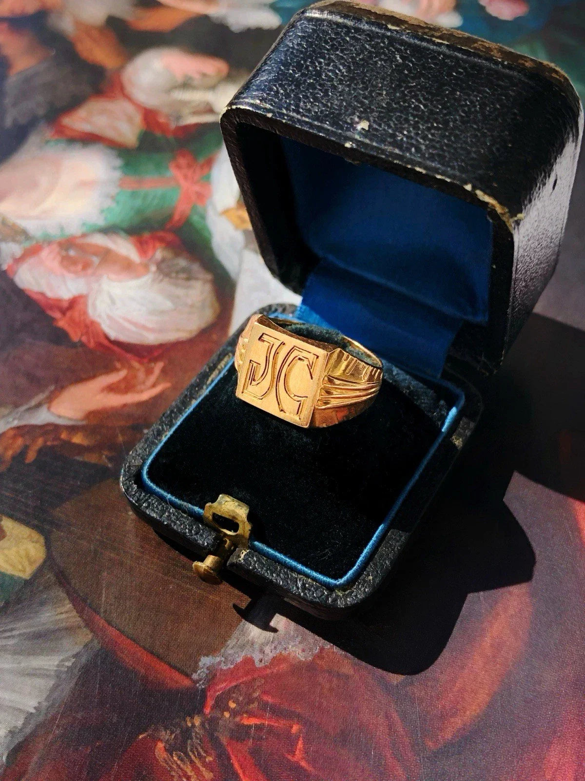 Bague chevalière en or 18 carats
