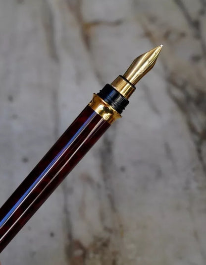 GRAND STYLO PLUME S.T. DUPONT MONTPARNASSE XL OR 18K
