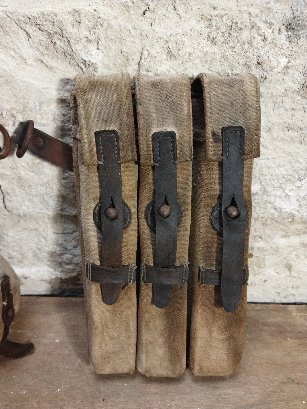 Lot de portes chargeurs Militaria Allemand WW2
