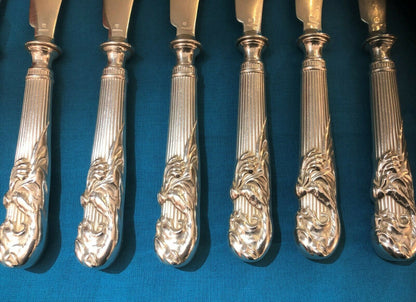 Ensemble de 12 fourchettes à melon CHRISTOFLE