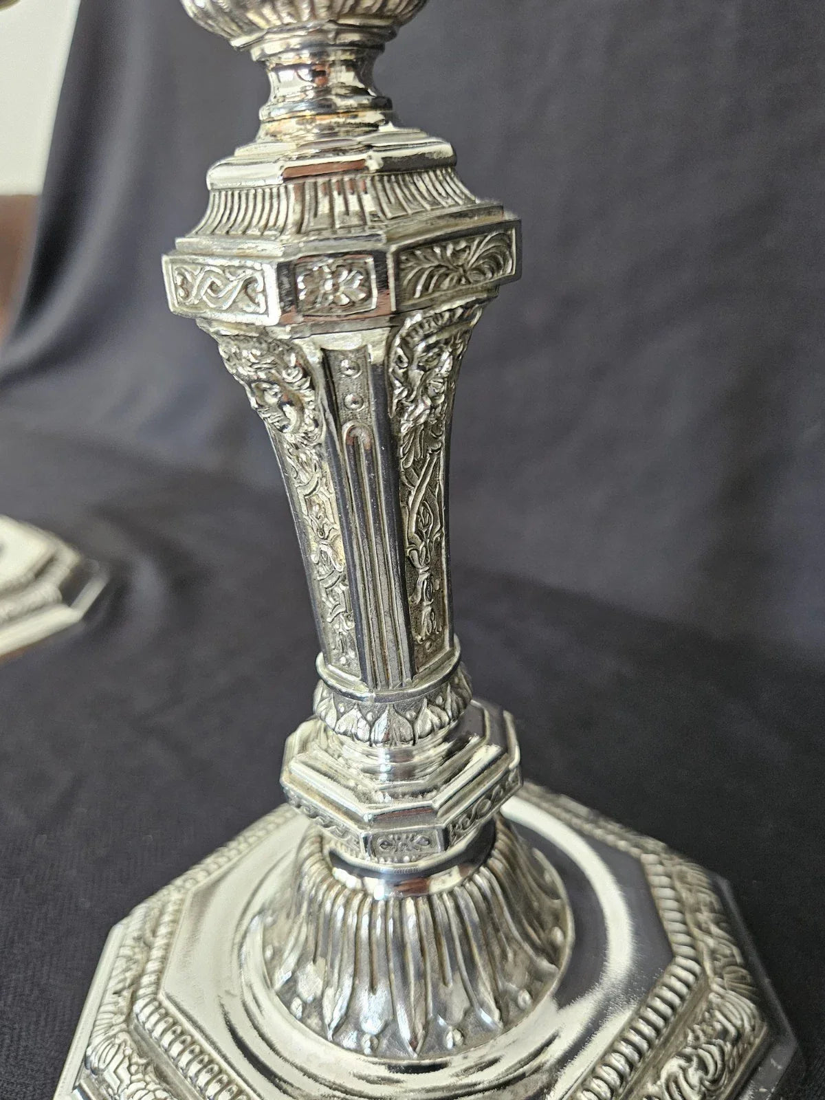 Paire Chandeliers Christofle Duperier