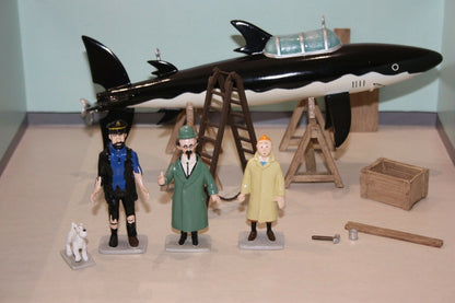 Figurine Tintin Pixi Scène prestige - Le Trésor de Rackham le Rouge