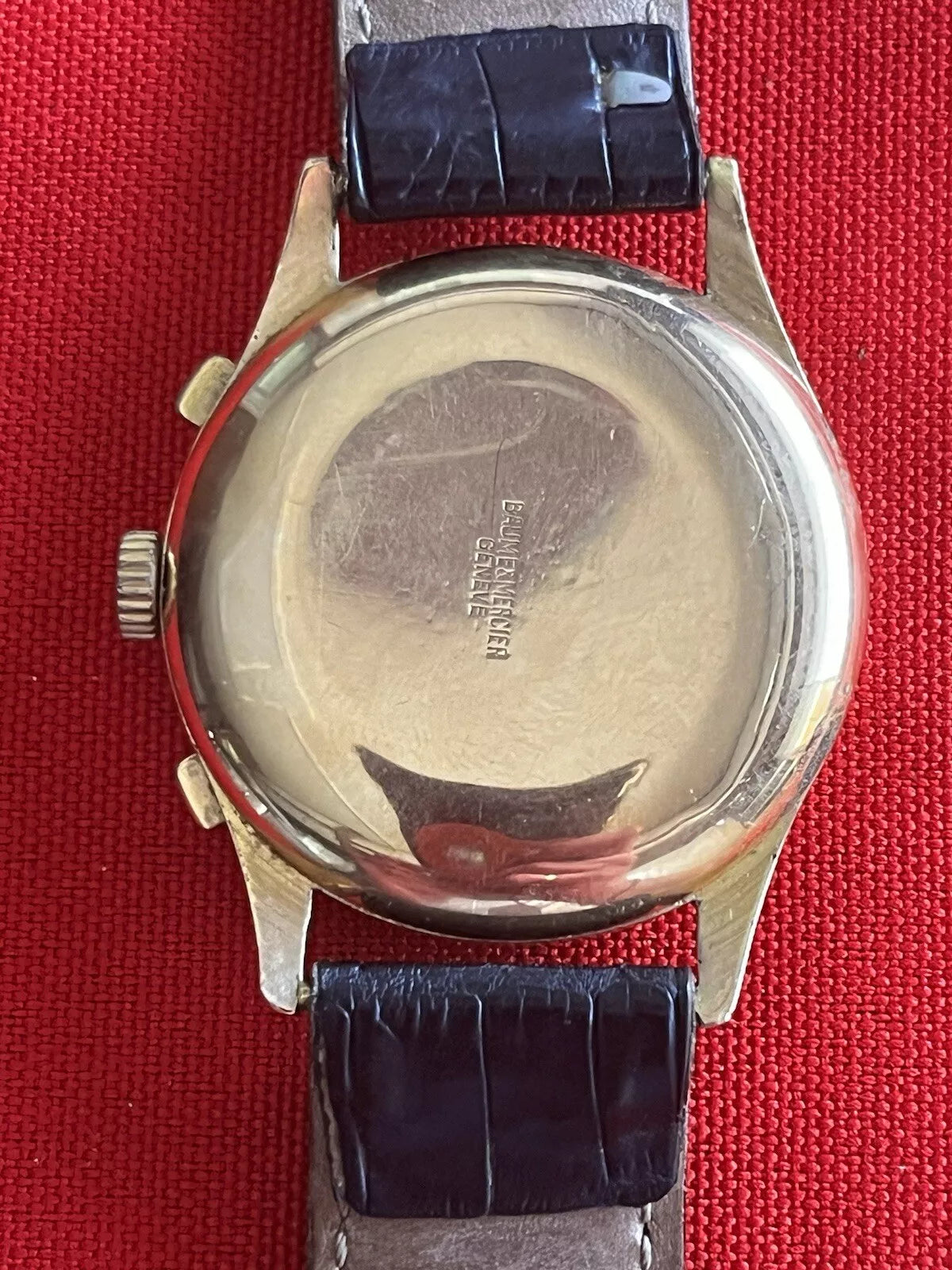 Montre Baume & Mercier chronographe en or 18K