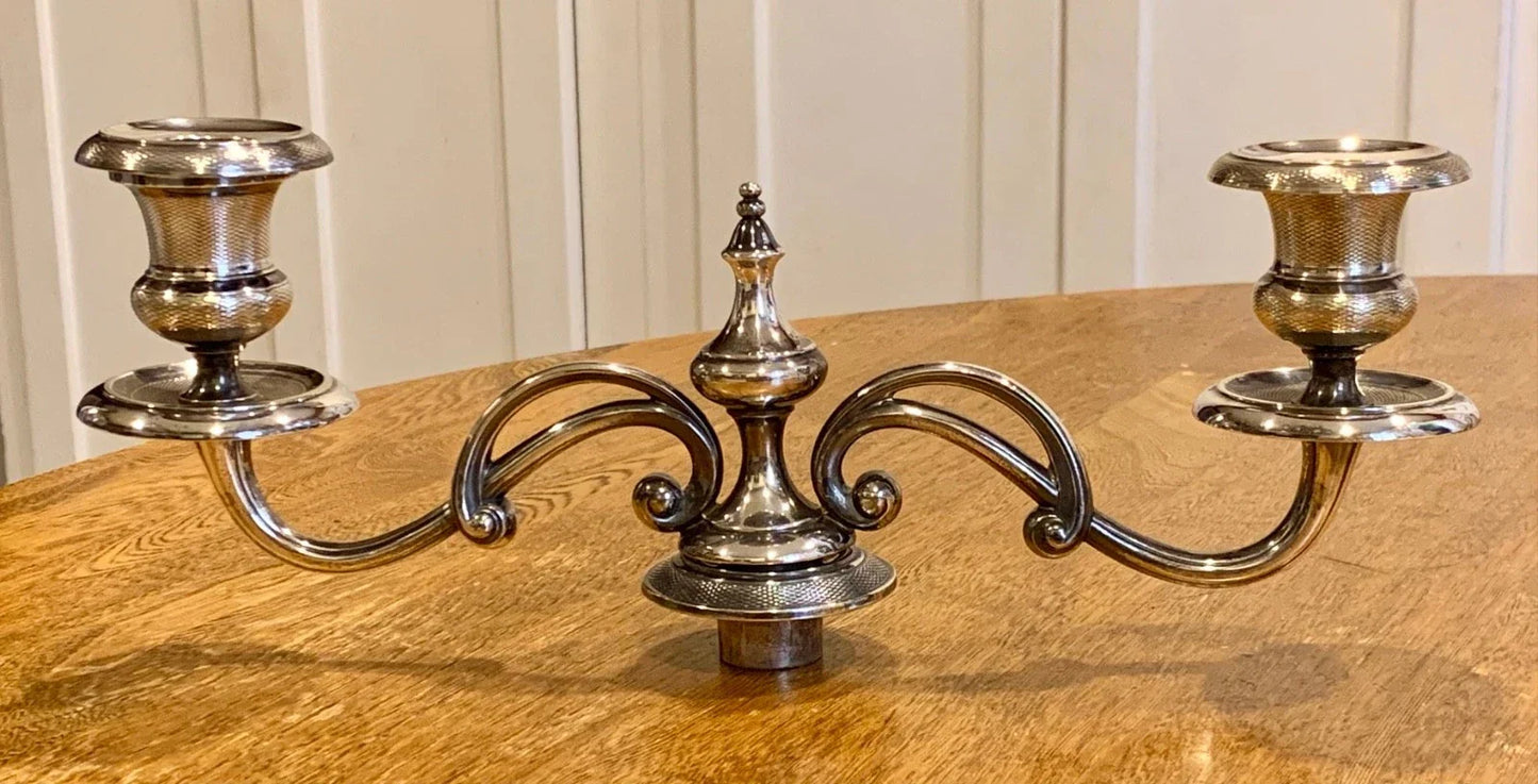 Candélabre chandelier en argent Christofle