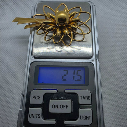 Ancienne broche en or 18k 750 vintage